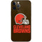 NFL Cleveland Browns Distressed iPhone 12 Pro Skin